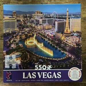 COMPLETE Las Vegas 550 Piece Puzzle
